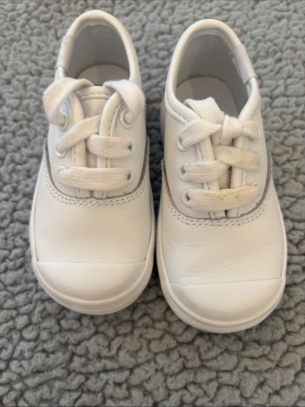Keds Champion Toe Cap White Toddler Lace-Up Sneakers